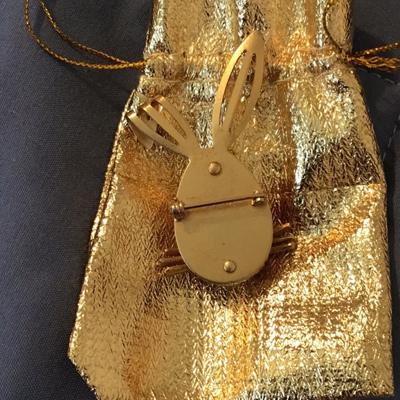 Vintage Sarah Coventry Rhinestone Winking Bunny Pi - Picture 5 of 8